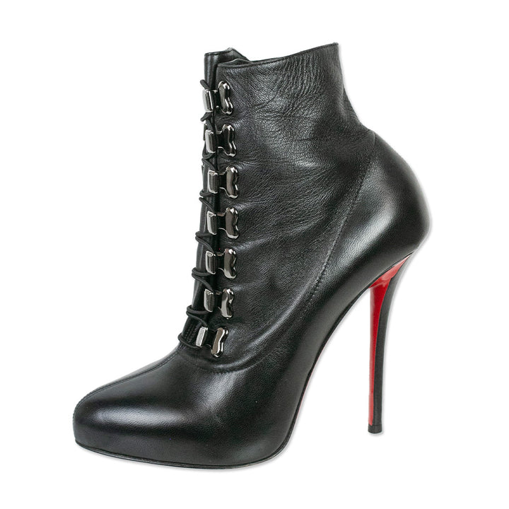 Christian Louboutin Nappa Trappista 120 Ankle Bootie