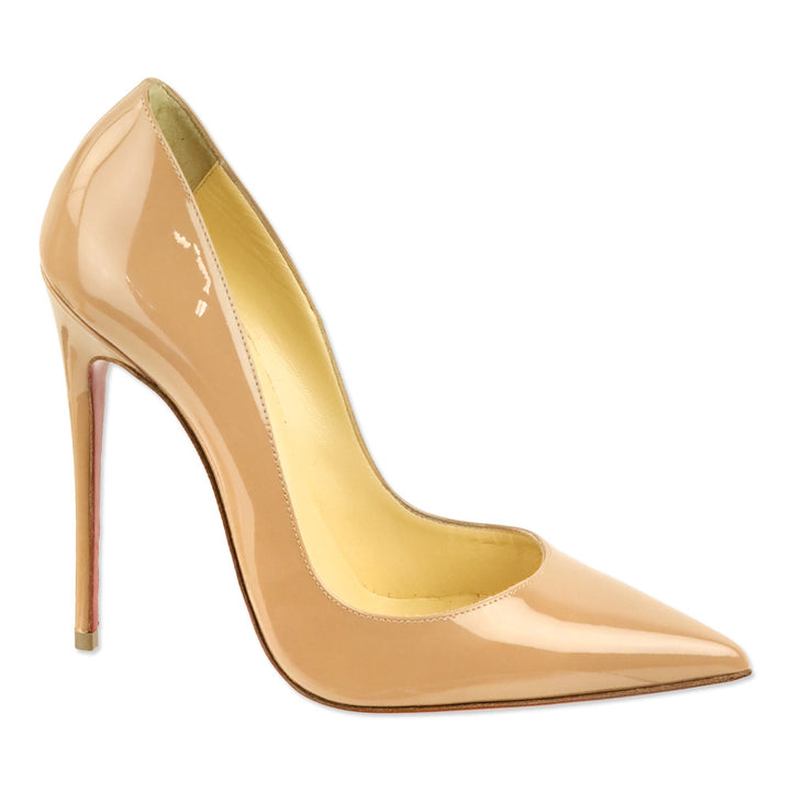 Christian Louboutin Nude Patent So Kate 120 Pump