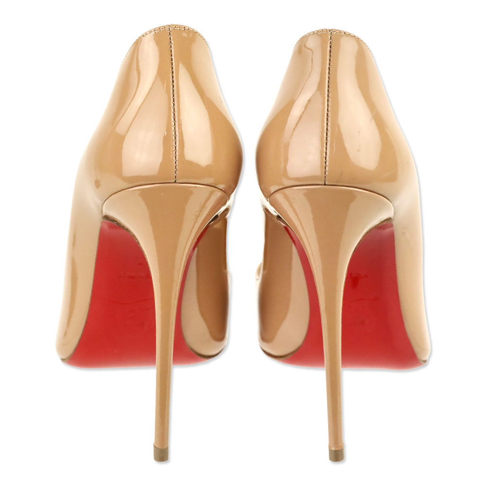 Christian Louboutin Nude Patent So Kate 120 Pump