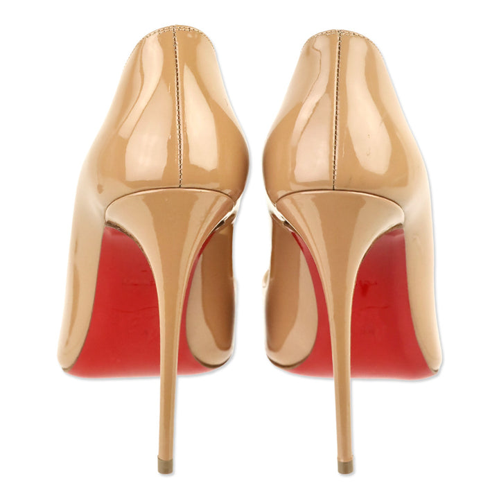 Christian Louboutin Nude Patent So Kate 120 Pump