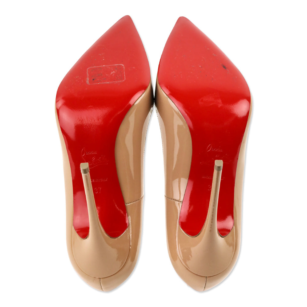 Christian Louboutin Nude Patent So Kate 120 Pump