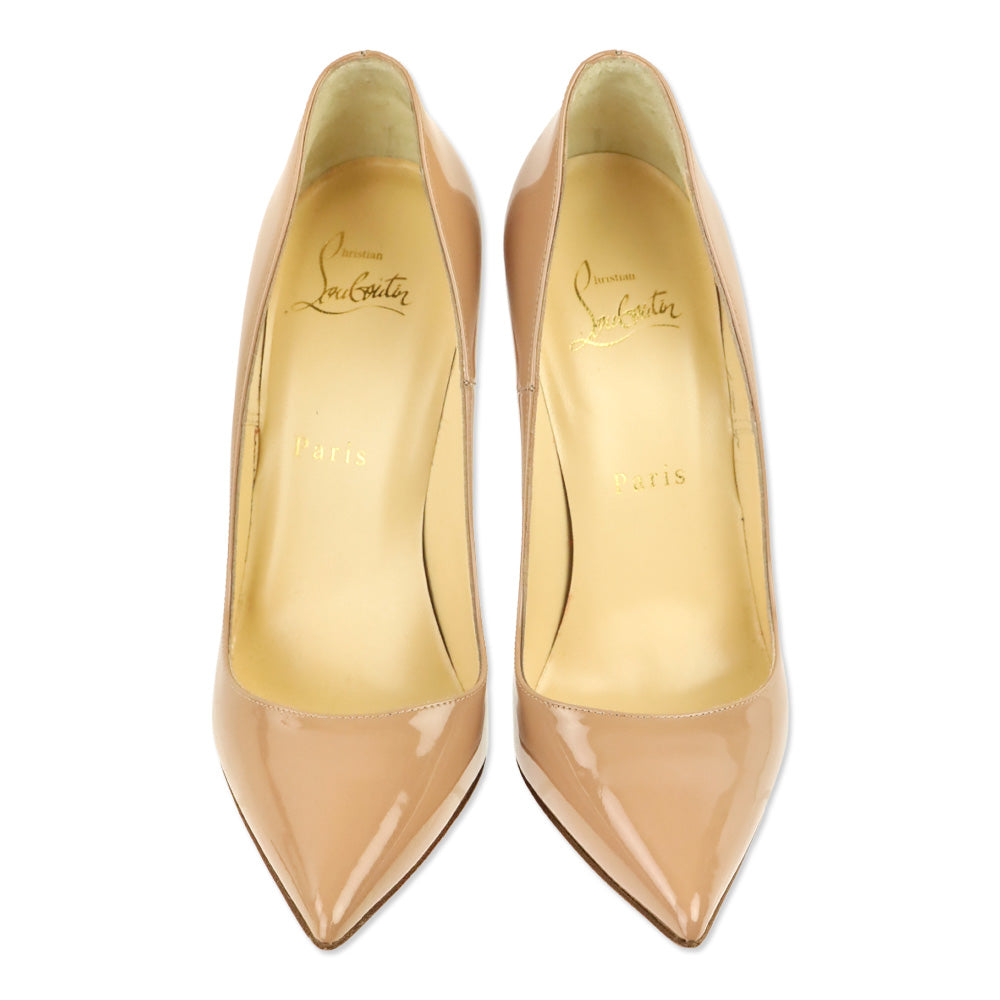 Christian Louboutin Nude Patent So Kate 120 Pump