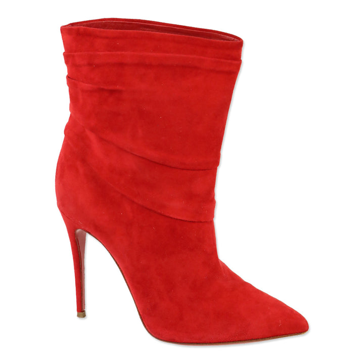 Christian Louboutin Rouge de Mars Suede Ishtar 100 Booty