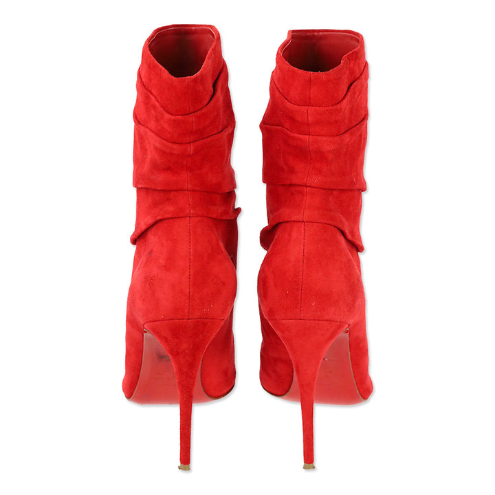 Christian Louboutin Rouge de Mars Suede Ishtar 100 Booty
