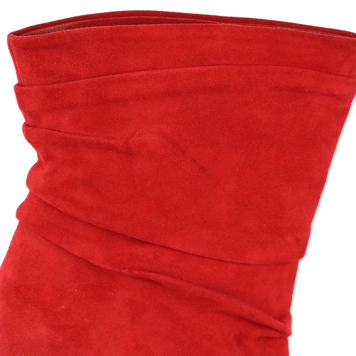 Christian Louboutin Rouge de Mars Suede Ishtar 100 Booty