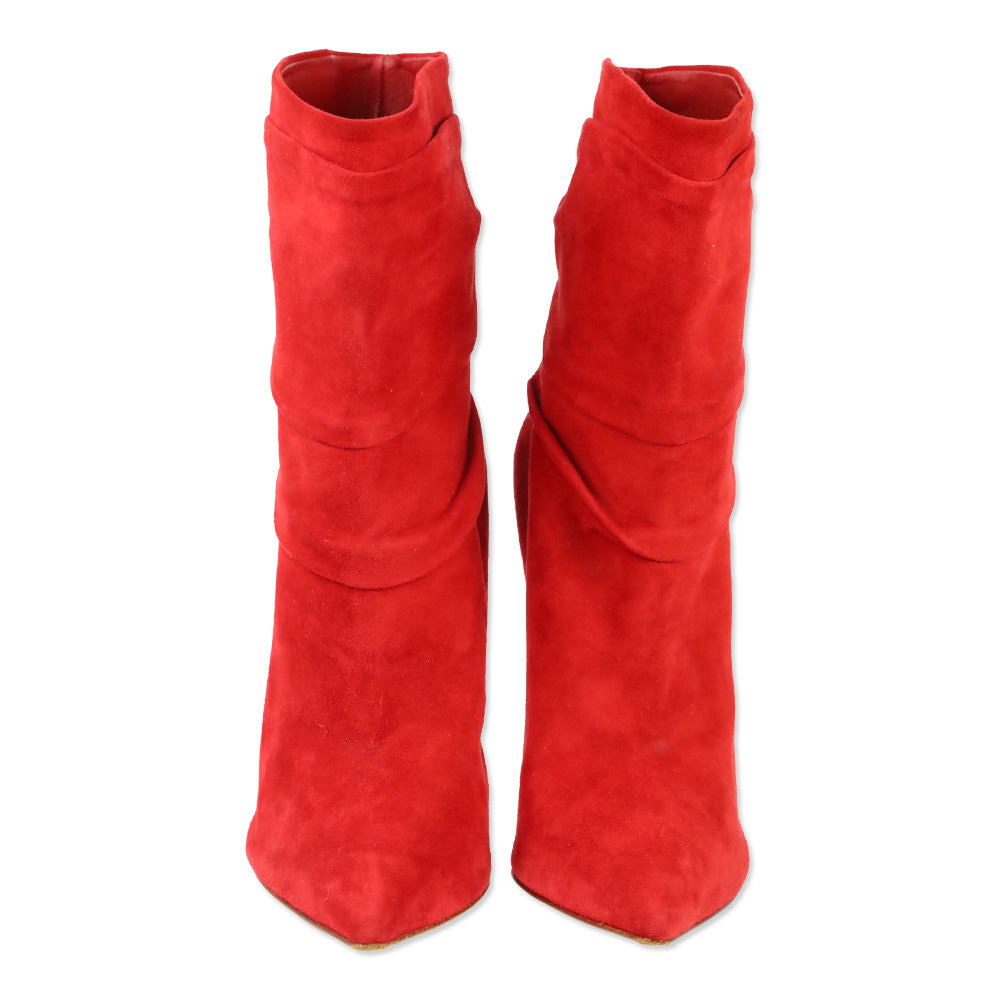 Christian Louboutin Rouge de Mars Suede Ishtar 100 Booty