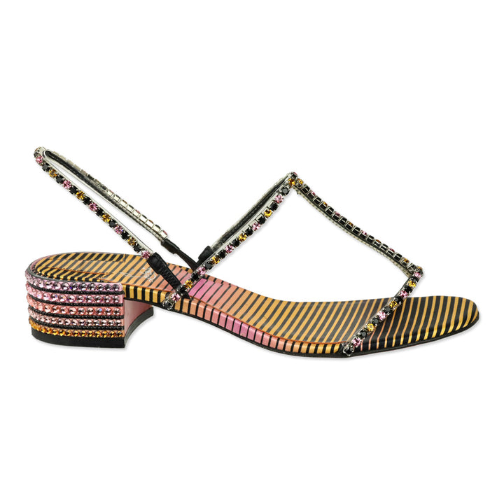 Christian Louboutin Simple Queenie 25 Aftersun Strass Sandals