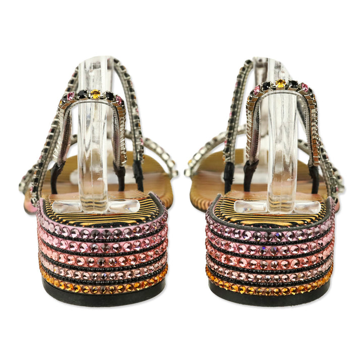 Christian Louboutin Simple Queenie 25 Aftersun Strass Sandals