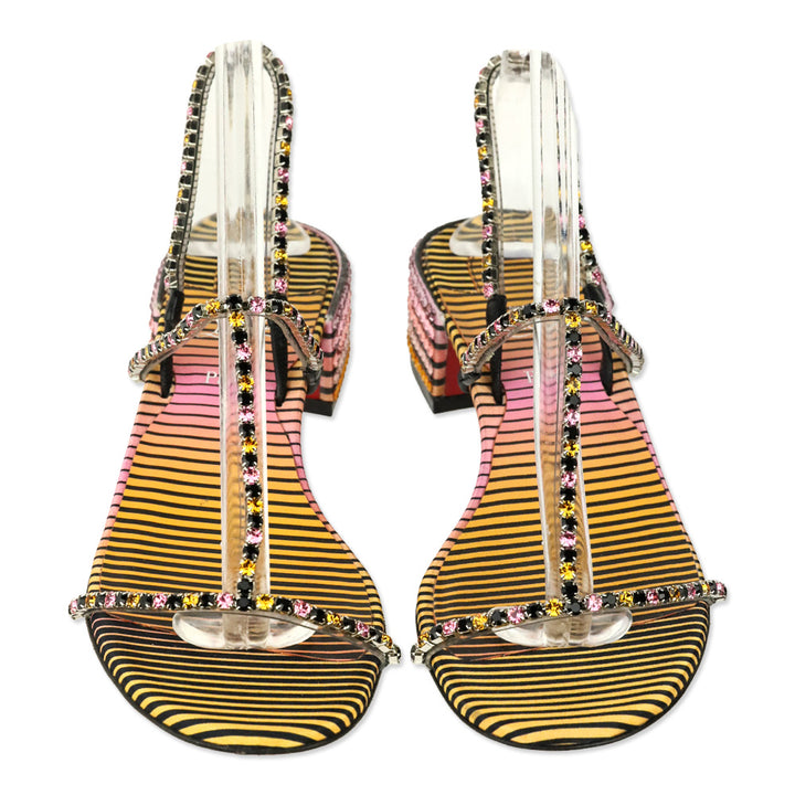 Christian Louboutin Simple Queenie 25 Aftersun Strass Sandals