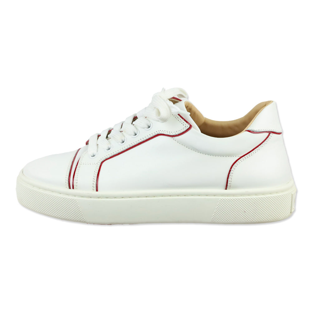 Christian Louboutin White Leather Vieirissima Sneakers