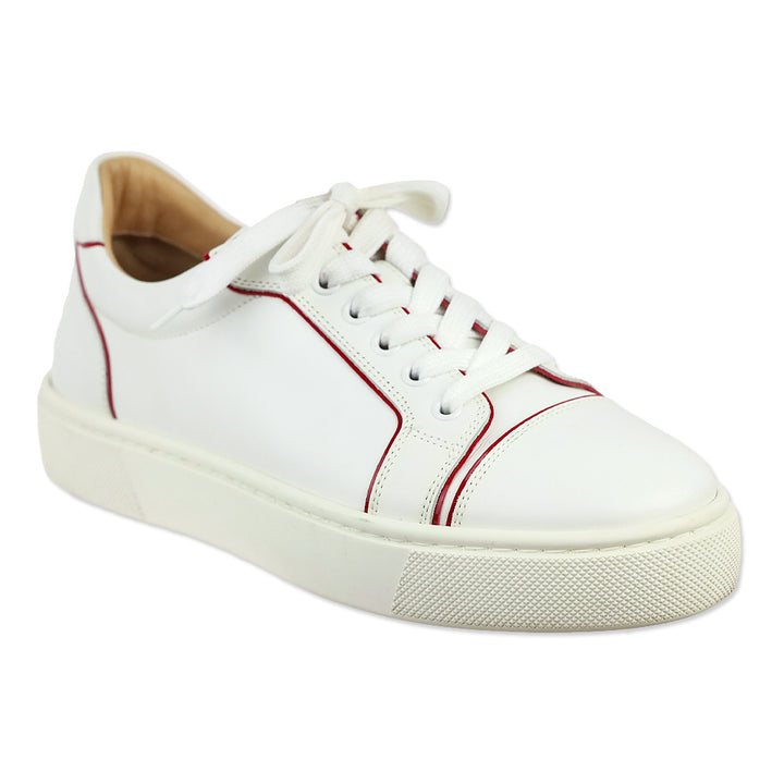 Christian Louboutin White Leather Vieirissima Sneakers
