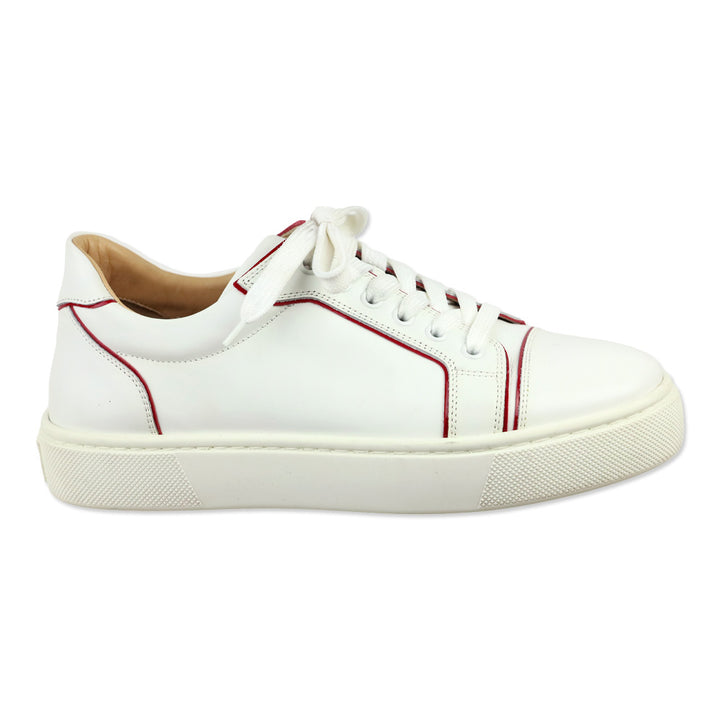 Christian Louboutin White Leather Vieirissima Sneakers