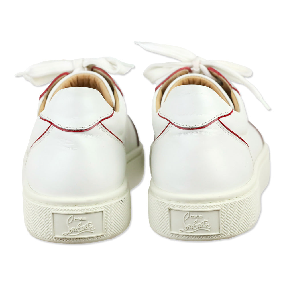 Christian Louboutin White Leather Vieirissima Sneakers