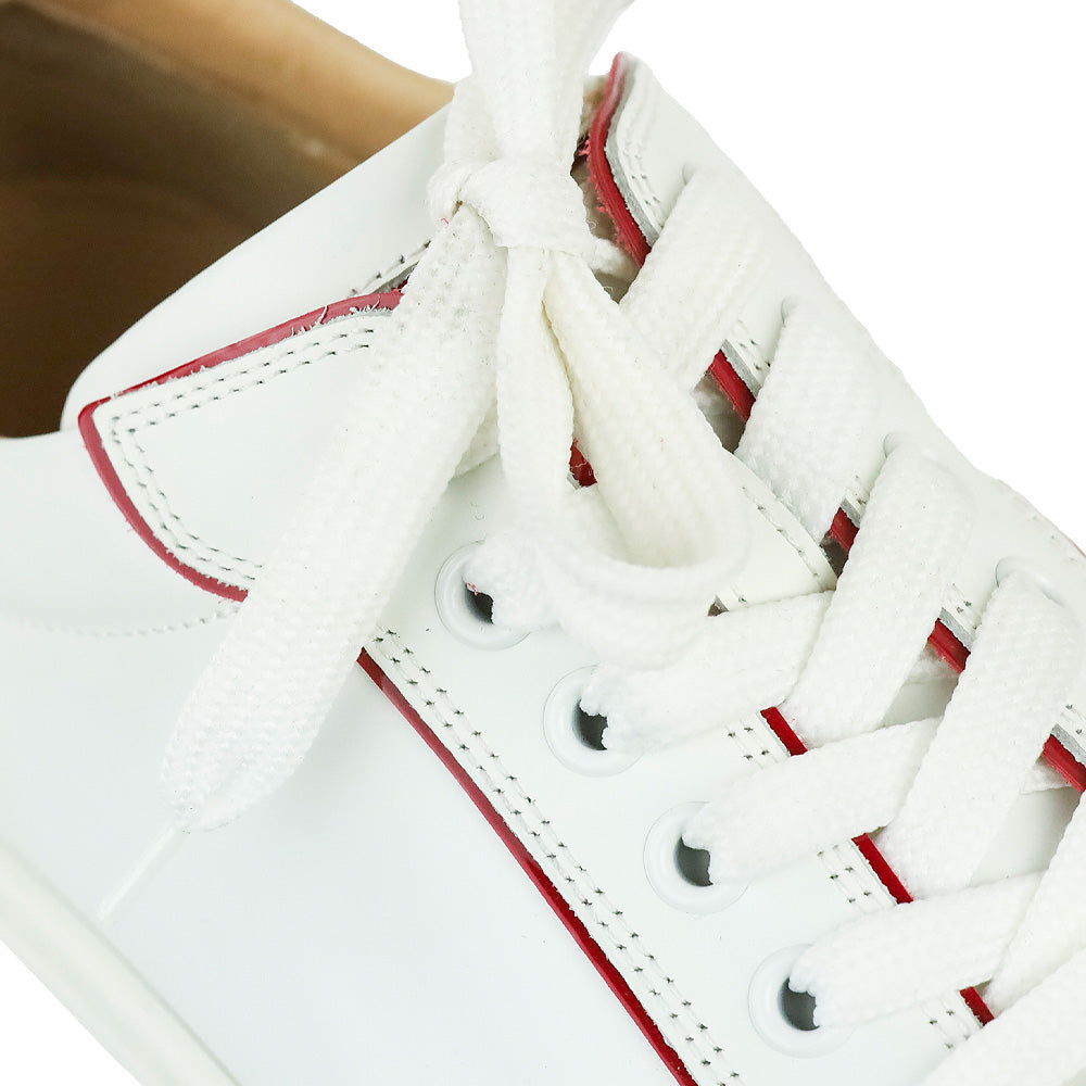 Christian Louboutin White Leather Vieirissima Sneakers