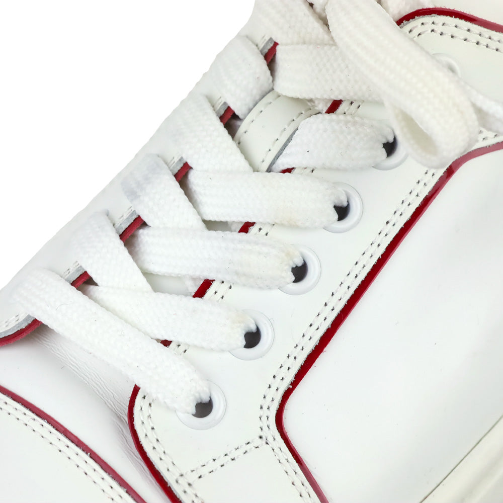 Christian Louboutin White Leather Vieirissima Sneakers