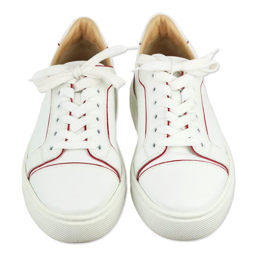 Christian Louboutin White Leather Vieirissima Sneakers
