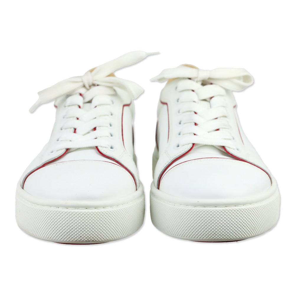 Christian Louboutin White Leather Vieirissima Sneakers