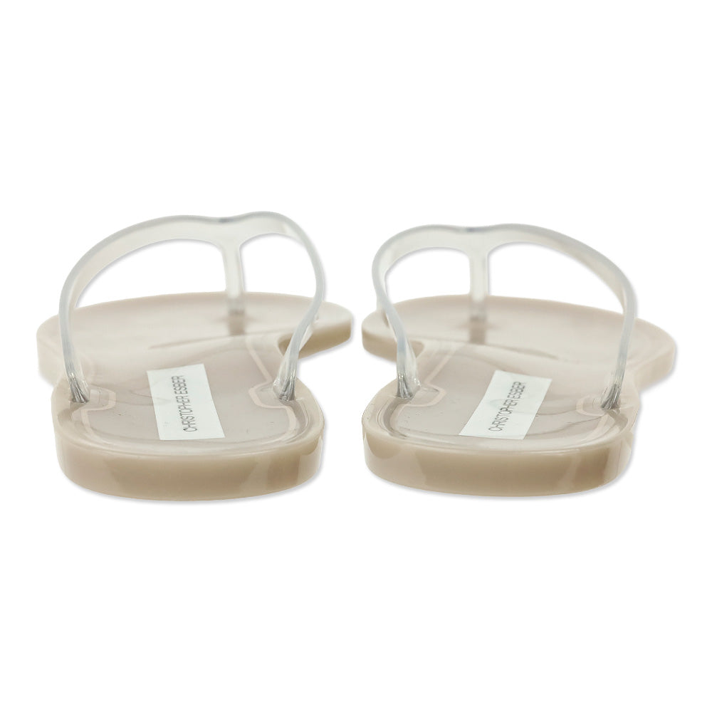 Christopher Esber Dune Clear Jo Flip Flops
