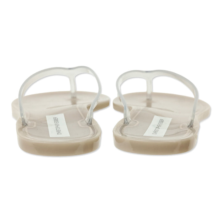 Christopher Esber Dune Clear Jo Flip Flops