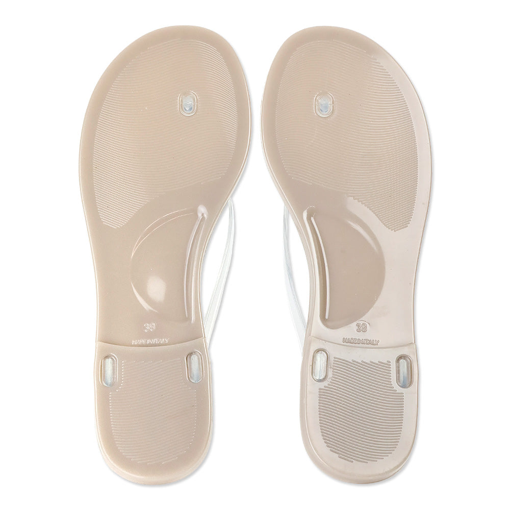 Christopher Esber Dune Clear Jo Flip Flops