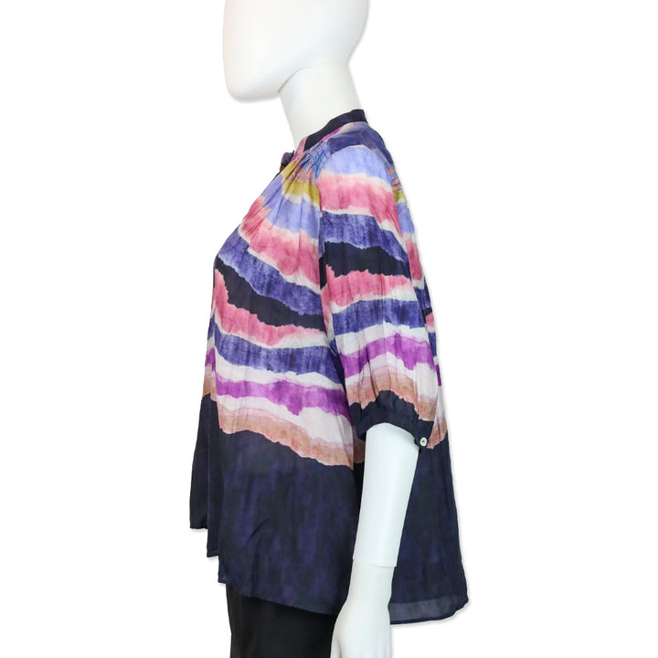 Chufy Tea & Oranges Kaia Navy Kissa Blouse