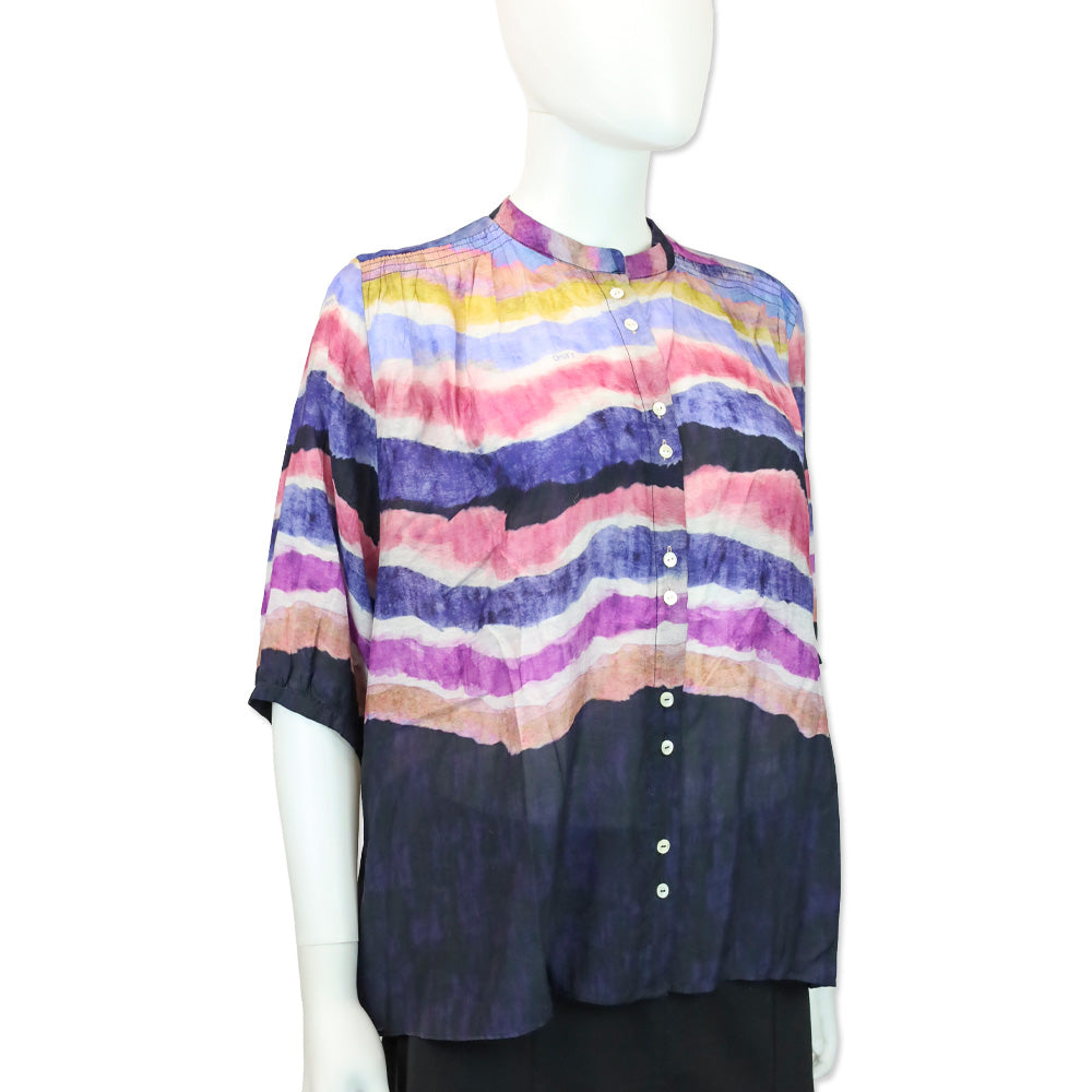 Chufy Tea & Oranges Kaia Navy Kissa Blouse