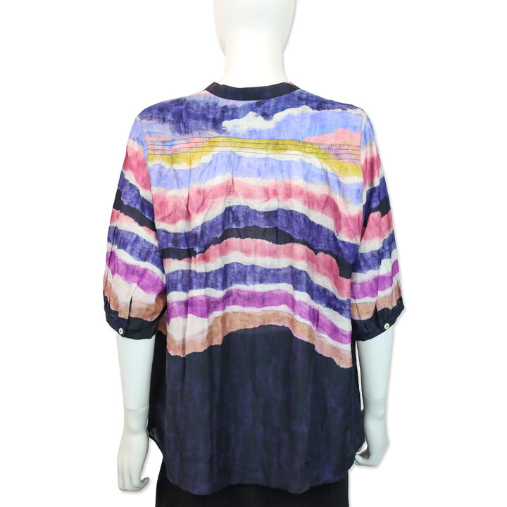 Chufy Tea & Oranges Kaia Navy Kissa Blouse