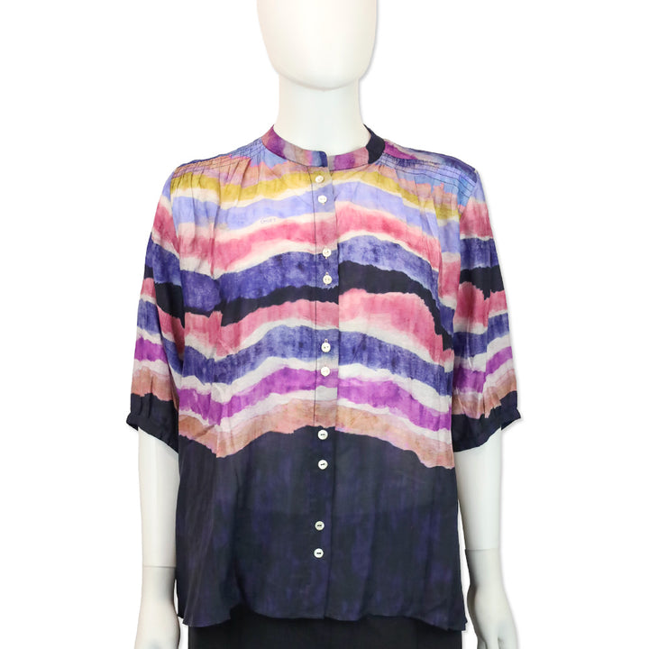 Chufy Tea & Oranges Kaia Navy Kissa Blouse