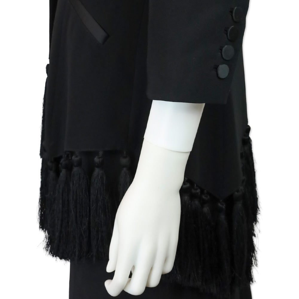 Cinq à Sept Black Violetta Tassel Blazer
