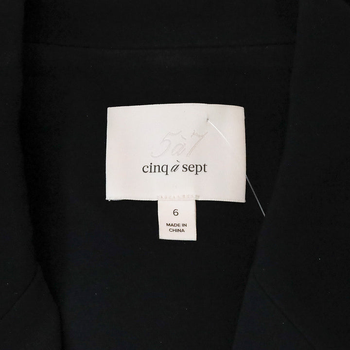 Cinq à Sept Black Violetta Tassel Blazer