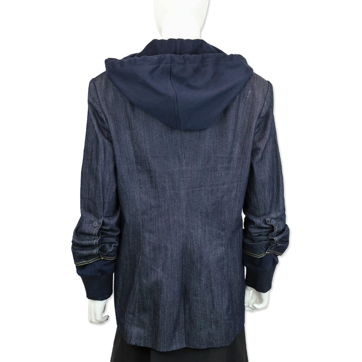 Cinq à Sept Denim Hooded Khloe Blazer