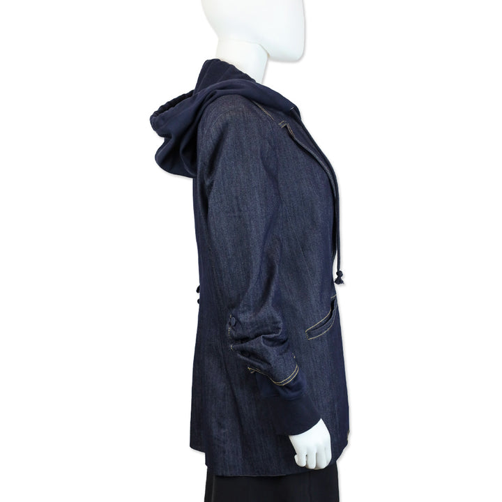 Cinq à Sept Denim Hooded Khloe Blazer