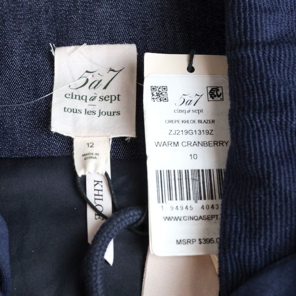 Cinq à Sept Denim Hooded Khloe Blazer