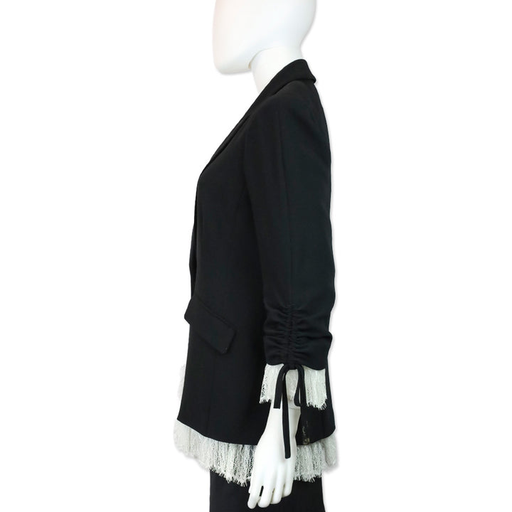 Cinq à Sept Le Petit Lace and Brooch Roxie Blazer