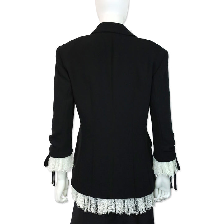 Cinq à Sept Le Petit Lace and Brooch Roxie Blazer