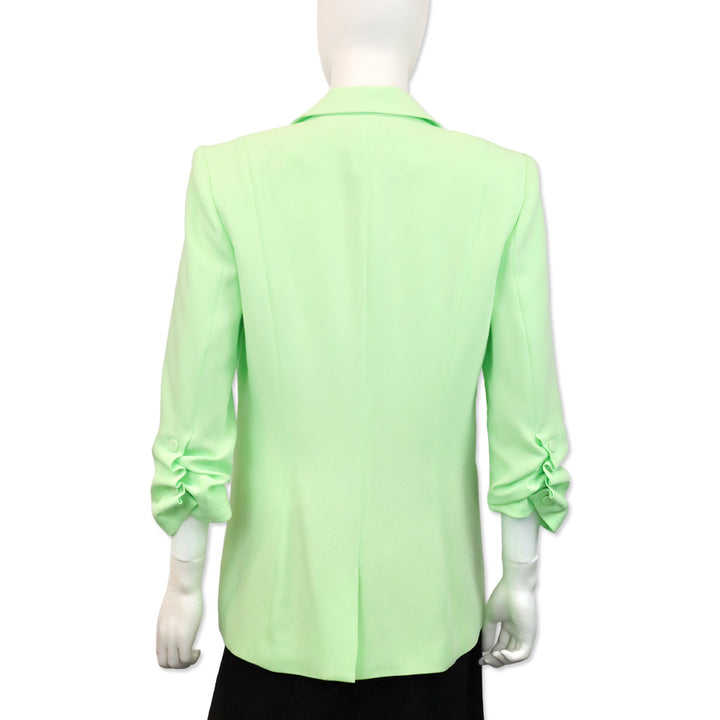 Cinq à Sept Neon Green Crepe Khloe Blazer