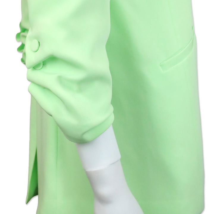 Cinq à Sept Neon Green Crepe Khloe Blazer