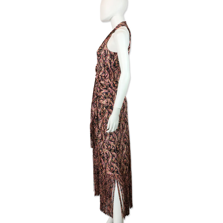 Cinq à Sept Obsidian Multi Charming Paisley Teresa Maxi Dress