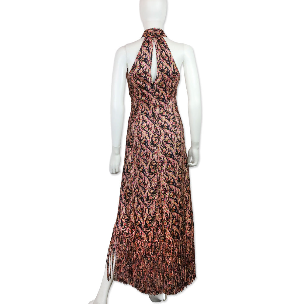 Cinq à Sept Obsidian Multi Charming Paisley Teresa Maxi Dress