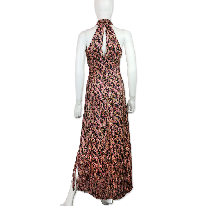 Cinq à Sept Obsidian Multi Charming Paisley Teresa Maxi Dress