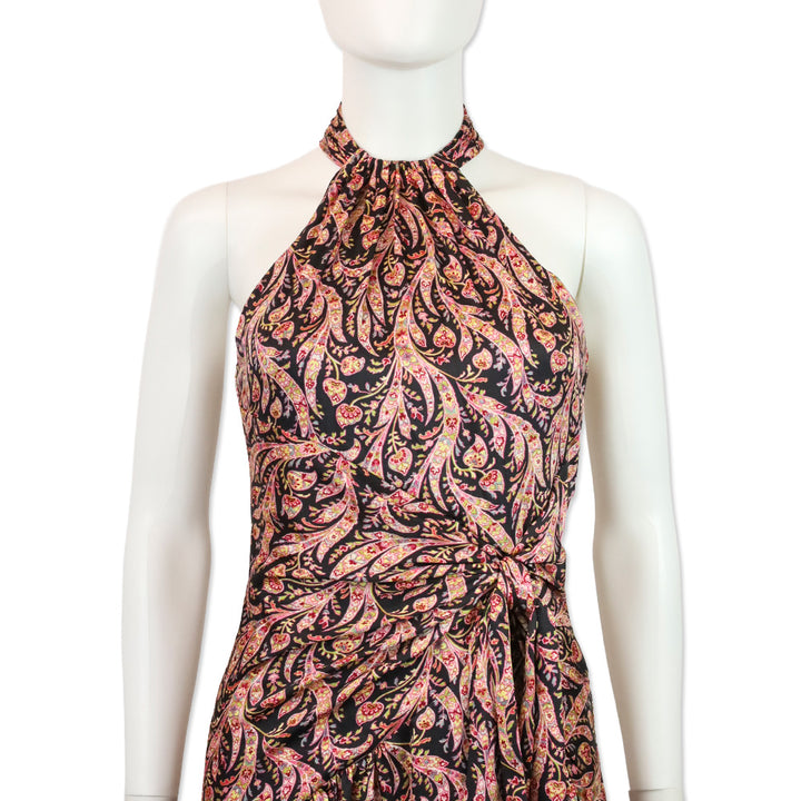 Cinq à Sept Obsidian Multi Charming Paisley Teresa Maxi Dress