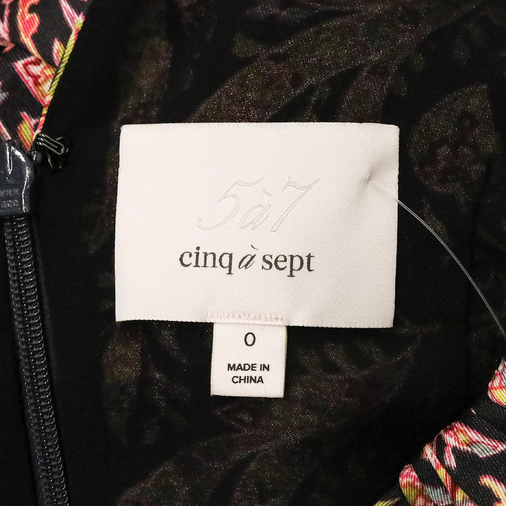 Cinq à Sept Obsidian Multi Charming Paisley Teresa Maxi Dress