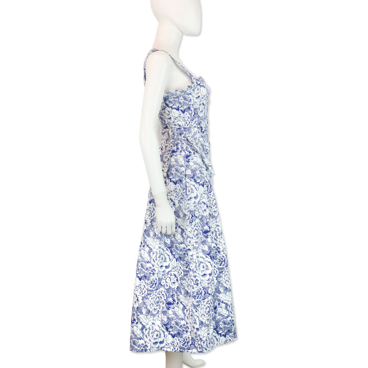Cinq à Sept Sketchbook Floral Branwen Midi Dress