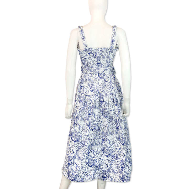 Cinq à Sept Sketchbook Floral Branwen Midi Dress