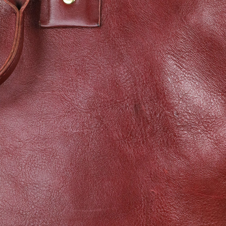 Clare V. Burgundy Le Zip Tote Bag