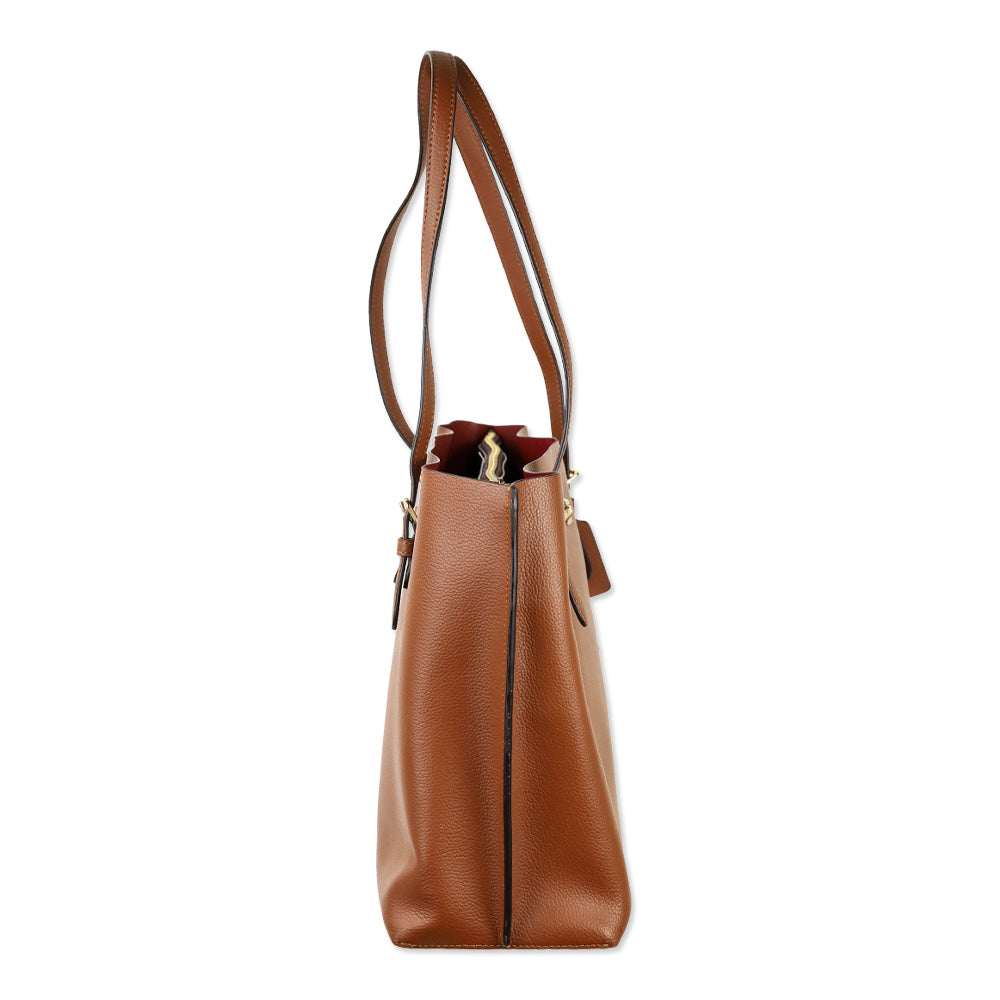 Coach 1671 Brown Mollie Tote Bag