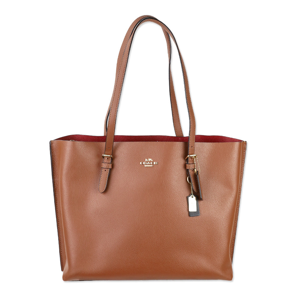 Coach 1671 Brown Mollie Tote Bag