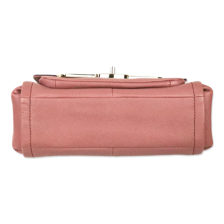 Coach 2013 Madison Sadie Mauve Pink Saffiano Leather Satchel