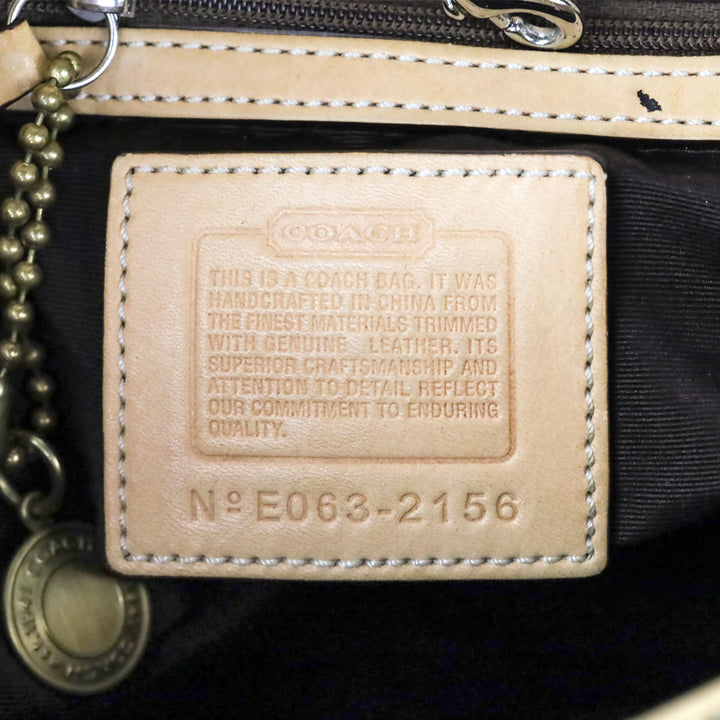 Coach 2156 Tan Signature Hobo Bag
