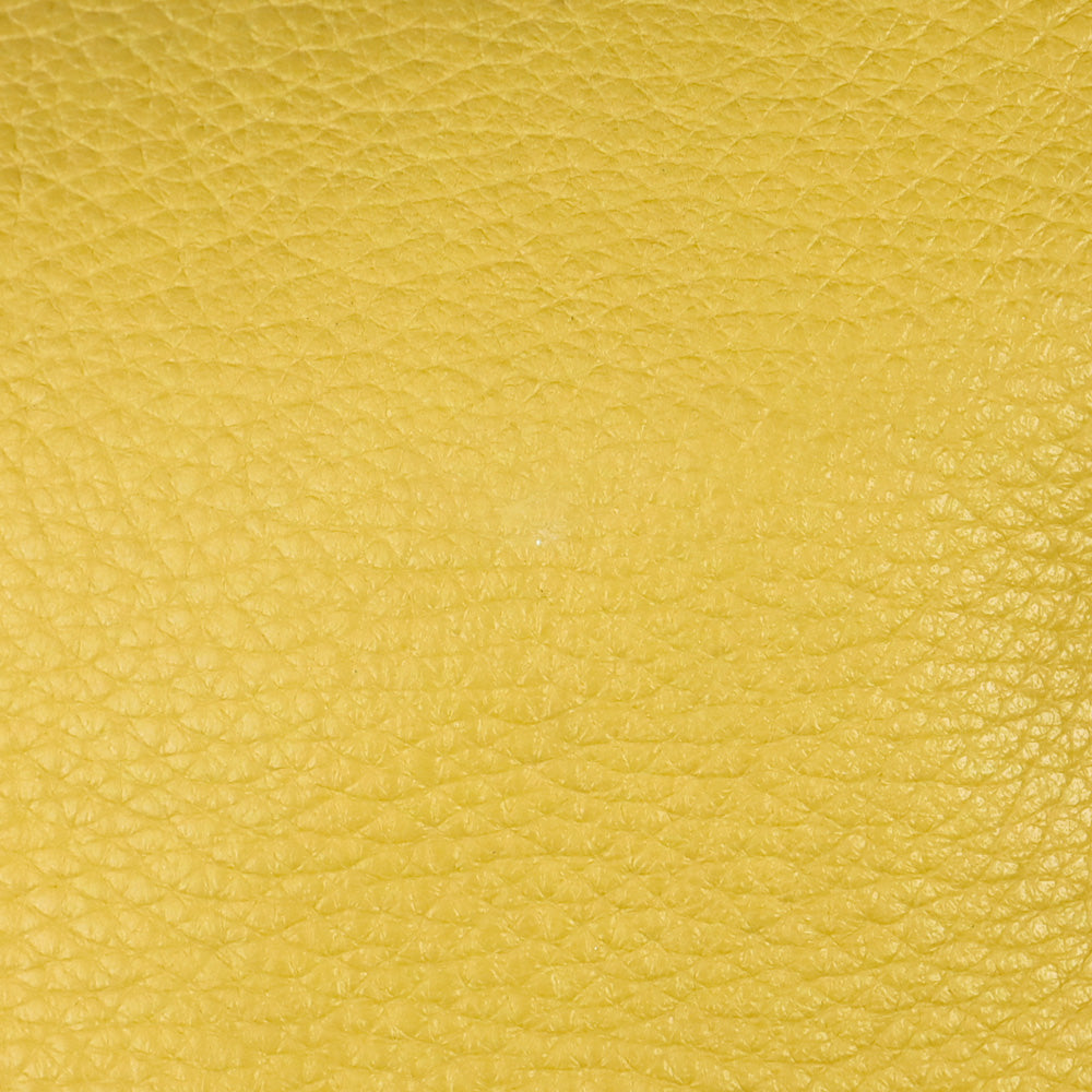 Coach 29257 Mustard Yellow Leather Large Duffle Hobo Bag